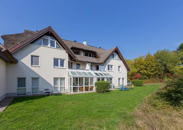 公寓 Strandhaus Lobbe, Mohnblume Nr 20 密德海根